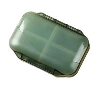 Pastillero, organizador de píldoras de viaje, caja de medicina compacta de gran capacidad, caja de almacenamiento de píldoras impermeable, para guardar píldoras diarias, suplemento (B)