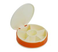 Pastillero, organizador de píldoras de viaje | Planificador de medicamentos con compartimentos, estuche pequeño | Agenda diaria de la medicina, estuche portátil, sellado, para