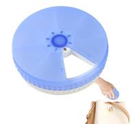 Pastillero - Organizador de tabletas | Organizador de medicamentos | Pastillero semanal para 7 días | Organizador de píldoras | Pastillero giratorio de 7 compartimentos | Pastillero semanal