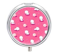 Pastillero organizador para gatos, dispensador de vitaminas y medicamentos para bolsillo o bolso