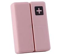 Pastillero, organizador semanal de píldoras de 7 días, soporte plegable para píldoras, organizador portátil de pastillas, organizador de píldoras plegable magnético, caja de medicamentos para