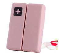 Pastillero para bolso, pastillero magnético plegable, pastillero semanal portátil de 7 días para bolsillo para guardar medicamentos, aceite de hígado de bacalao, suplementos