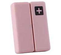 Pastillero para bolso, soporte para tableta apto para viajes, organizador de medicamentos multisección, de almacenamiento, diseño de tapa fácil de abrir, organizador de píldoras para bolso