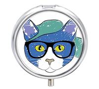 Pastillero para gatos con 2 compartimentos