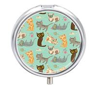 Pastillero para gatos con 2 compartimentos