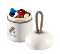 Pastillero - Pastillero De Viaje Con Asa Ergonómica | Diseño Práctico Con Compartimentos Para Vitaminas Y Aceites Esenciales Para Personas Mayores Viajes Organización Semanal Y Diaria