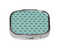 Pastillero, pastillero organizador de medicinas, pastillero de viaje, organizador de pastillas, soporte para pastillas,Perro Airedale Terrier