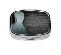 Pastillero, pastillero organizador de medicinas, pastillero de viaje, organizador de pastillas, soporte para pastillas,Guitarra musical en madera