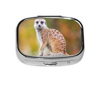 Pastillero, pastillero organizador de medicinas, pastillero de viaje, organizador de pastillas, soporte para pastillas,Suricata animal lindo