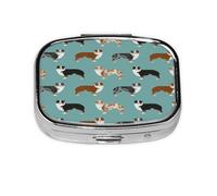 Pastillero, pastillero organizador de medicinas, pastillero de viaje, organizador de pastillas, soporte para pastillas,pastores australianos