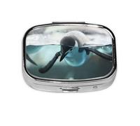 Pastillero, pastillero organizador de medicinas, pastillero de viaje, organizador de pastillas, soporte para pastillas,lindo pingüino