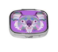 Pastillero, pastillero organizador de medicinas, pastillero de viaje, organizador de pastillas, soporte para pastillas,Triángulo Arte digital Koala