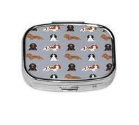 Pastillero, pastillero organizador de medicinas, pastillero de viaje, organizador de pastillas, soporte para pastillas,Perro Cavalier King Charles Spaniel