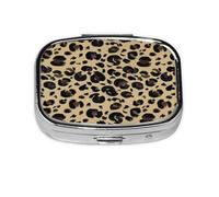 Pastillero, pastillero organizador de medicinas, pastillero de viaje, organizador de pastillas, soporte para pastillas,Leopardo Acuarela