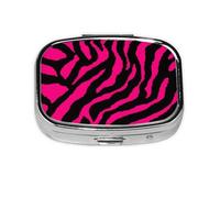 Pastillero, pastillero organizador de medicinas, pastillero de viaje, organizador de pastillas, soporte para pastillas,Cebra Tigre Leopardo Rosa