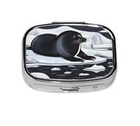 Pastillero, pastillero organizador de medicinas, pastillero de viaje, organizador de pastillas, soporte para pastillas,Sellos sobre hielo