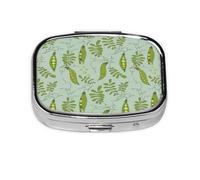 Pastillero, pastillero organizador de medicinas, pastillero de viaje, organizador de pastillas, soporte para pastillas,Los guisantes verdes salen azules