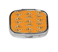 Pastillero, pastillero organizador de medicinas, pastillero de viaje, organizador de pastillas, soporte para pastillas,pizza divertida