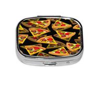 Pastillero, pastillero organizador de medicinas, pastillero de viaje, organizador de pastillas, soporte para pastillas,Pizza 3D