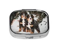 Pastillero, pastillero organizador de medicinas, pastillero de viaje, organizador de pastillas, soporte para pastillas,Gracioso perro de montaña de Berna