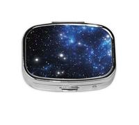 Pastillero, pastillero organizador de medicinas, pastillero de viaje, organizador de pastillas, soporte para pastillas,Espacio exterior Nebulosa estelar Cúmulo astral Tema astronómico Galaxia Misterio