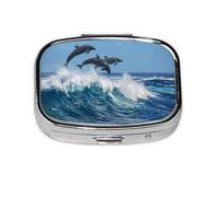 Pastillero, pastillero organizador de medicinas, pastillero de viaje, organizador de pastillas, soporte para pastillas,Delfín mular común