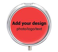 Pastillero, pastillero pequeño de 3 compartimentos para el bolsillo del bolso, lindo organizador de pastillas Pastillero de viaje, pastillero para guardar vitaminas (Van Gogh Almond Blossom) Mini p