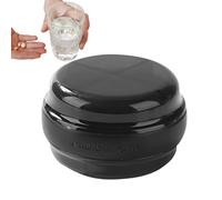 Pastillero - Pastillero pequeño portátil, 4 compartimentos, doble capa, impermeable, organizador de medicamentos, almacenamiento para pastillas, aceite de pescado y aretes, tachuelas