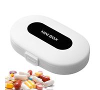 Pastillero, Pastillero,Planificador diario de medicina | Pastillero de viaje, pastillero diario de 6 compartimentos, pastillero portátil para bolsa de bolsillo, pastillero pequeño para aceite de pesca