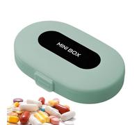 Pastillero, pastillero | Planificador diario de píldoras, funda para medicamentos con caja de píldoras de viaje - Recipiente para medicamentos de 6 compartimentos - Porta medicamentos de viaje para