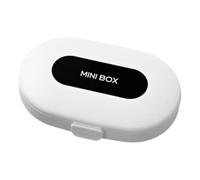 Pastillero, pastillero, planificador diario de píldoras | Pastillero, pastillero de viaje de 6 compartimentos Organizador diario de pastillas portátil para bolso de bolsillo para