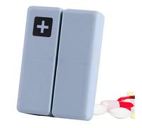 Pastillero - Pastillero Plegable Magnético - Pastillero de Almacenamiento Semanal Portátil Medicamento 7 Días Resistente a la Humedad A Prueba de Polvo Tumotsit