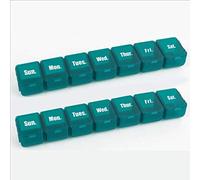 Pastillero Pequeña caja de la píldora de la madrugada de medianoche mini píldora píldoras portátil caja de embalaje Organizador Organizador de Medicamentos (Color : C)