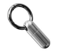 Pastillero pequeño - Mini pastillero de metal | Maletín medicinal portátil de metal | Pastillero de titanio, resistente al agua | Pastillero resistente al agua | Pastilla diaria antioxidante