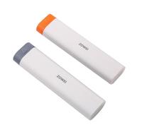 Pastillero pequeño para viajes, pastillero para vitaminas, medicamentos, píldoras, buen rendimiento de sellado, conservación de las propiedades medicinales. (7 rejillas, naranja, gris)