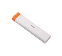 Pastillero pequeño para viajes, pastillero para vitaminas, medicamentos, píldoras, buen rendimiento de sellado, conservación de propiedades medicinales, 7 rejillas naranjas