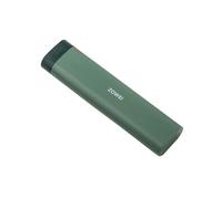 Pastillero pequeño para viajes, pastillero para vitaminas, medicamentos, píldoras, buen rendimiento de sellado, conservación de propiedades medicinales, 7 cuadrículas verdes