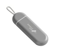 Pastillero pequeño portátil con cordón, 3 compartimentos, impermeable, pastillero pequeño para bolso de bolsillo,
