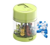 Pastillero Portátil 7 Compartimentos, Cortador, para Medicamentos y de