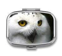 Pastillero Portátil Búho Lindo Compartimentos De La Caja De Pastillas 2 Con El Regalo Único A De Humedad De La Caja De Almacenamiento Del Dispensador Del