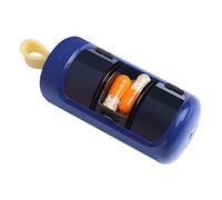 Pastillero portátil de 3 rejillas organizador de almacenamiento versátil resistente a la humedad para pacientes ancianos suministros de comida regalo viaje pastillero