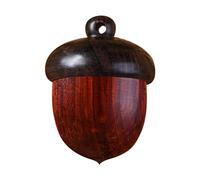Pastillero portátil de madera de tamaño de viaje, organizador de píldoras