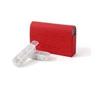 Pastillero portátil de viaje en bolsa de cuero de alta gama, pastillero de una semana para almacenamiento de atención médica, embalaje portátil