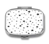 Pastillero Portátil Pequeña Estrella Rota Compartimentos De La Caja De Pastillas 2 Con El Regalo Único A De Humedad De La Caja De Almacenamiento Del Dispensador Del