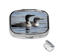 Pastillero redondo de 3 compartimentos, organizador de pastillas para pájaros y pájaros, caja organizadora de medicamentos para viajes, organizador de medicamentos para planificador de medicamentos