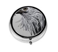 Pastillero redondo de 3 compartimentos para dibujar un Eagleround