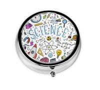 Pastillero ScienceMeta con 3 compartimentos, organizador portátil