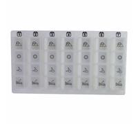 Pastillero Semanal 4 Tomas Blanco - Dispensador De Pastillas
