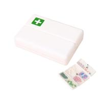 Pastillero Semanal de Viaje con Cierre Magnético, Organizador de Medicamentos de 7 Compartimentos, Pastillero Diario Pequeño y Portátil para Vitaminas y Suplementos, Sin BPA, Color Blanco