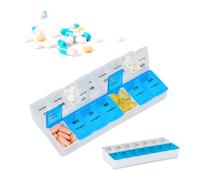 Pastillero semanal dispensador de medicamentos caja dosificadora 80 g